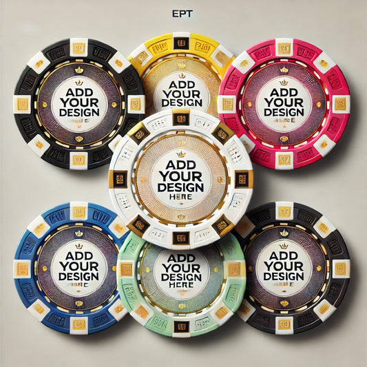 Customisable Casino Poker Chips, EPT Design, 40 mm