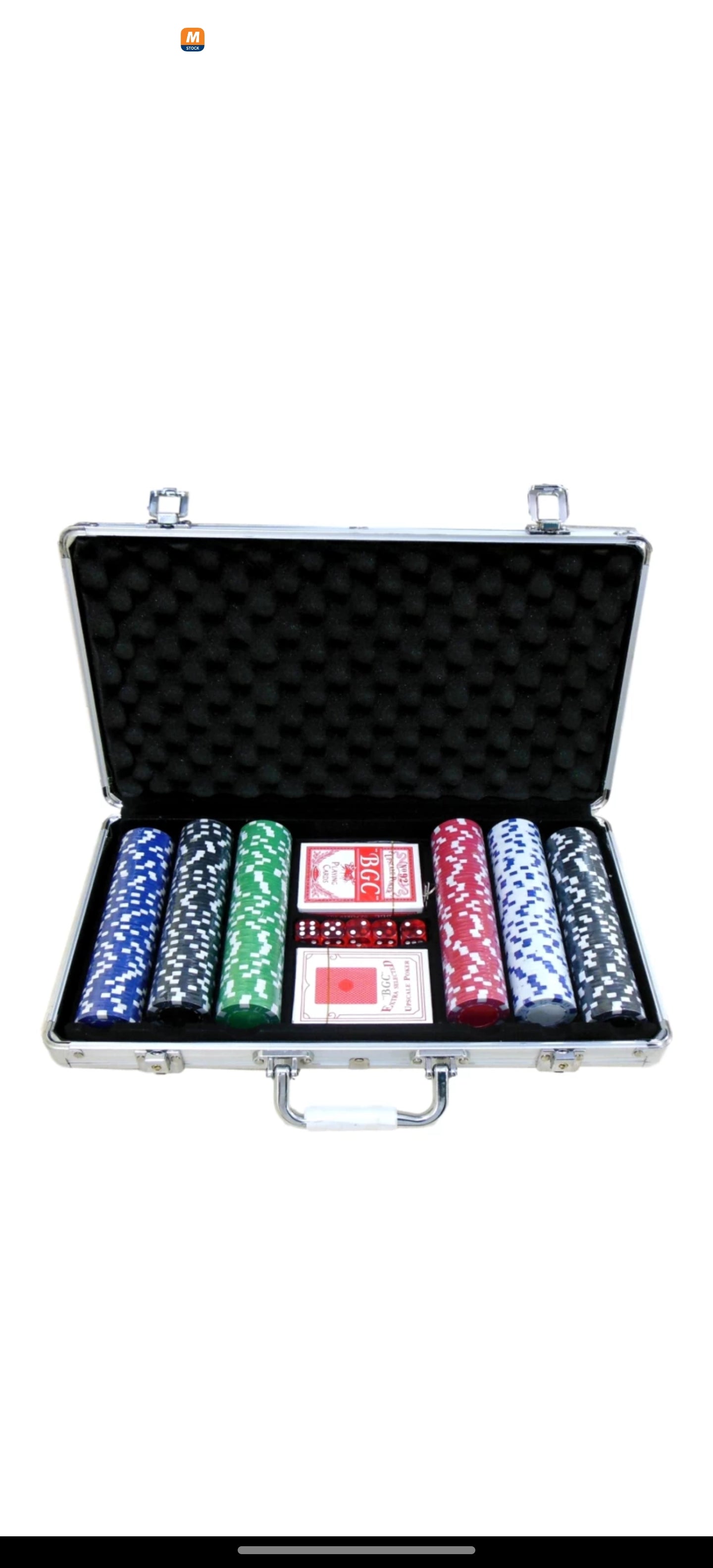 Blank Poker Chips (Set of 300)